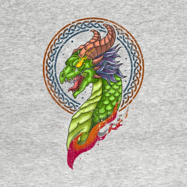 Celtic dragon by KennefRiggles